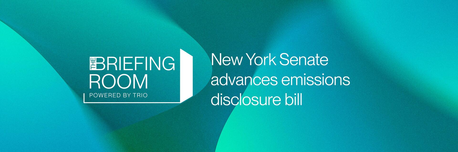 New York Senate advances emissions disclosure bill 